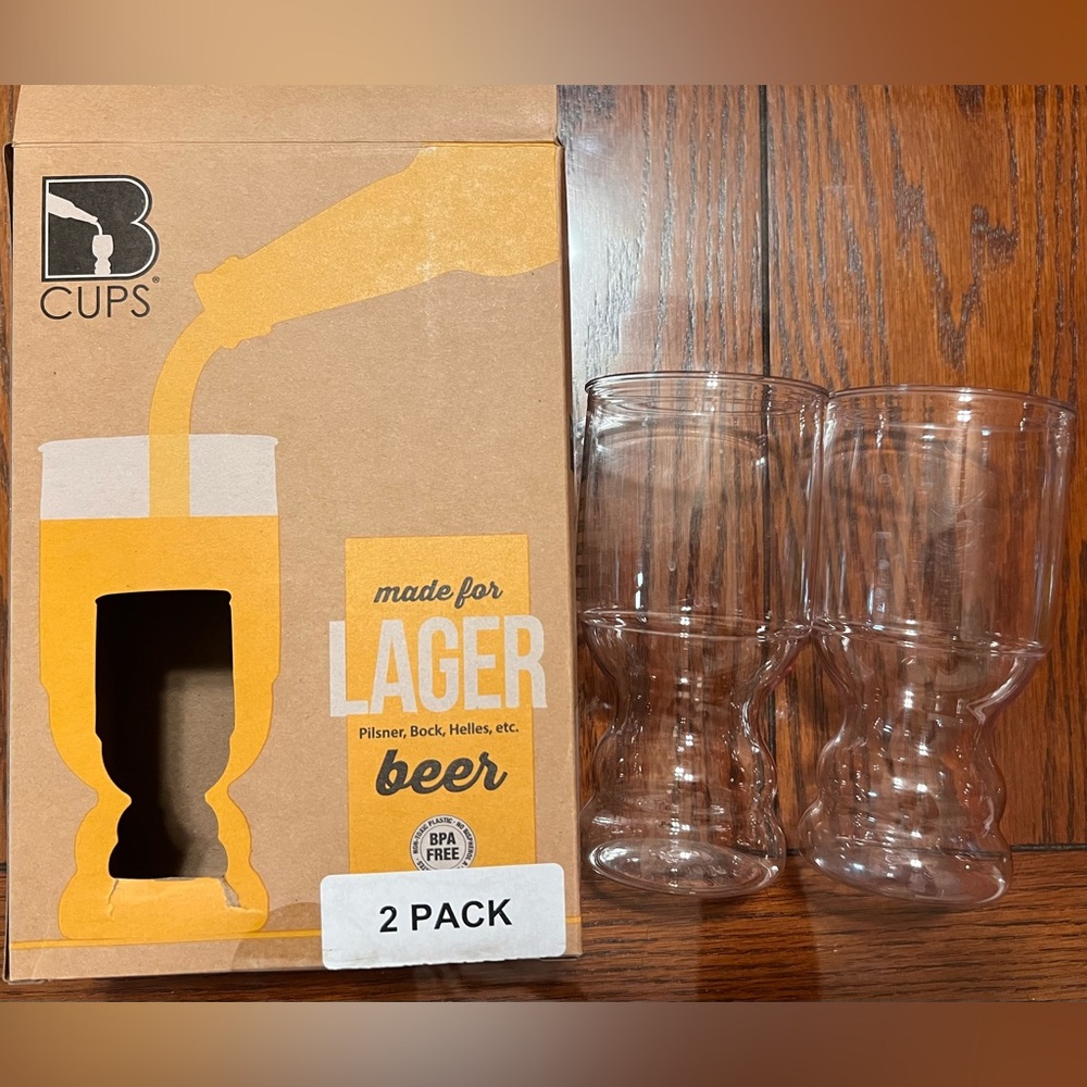 Lot of (8) plastic beer cups for outdoors/travel B Cups Fermented Reality - Picture 5 of 10